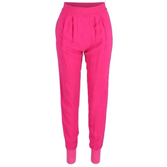 Stella McCartney Relaxed Fit Joggers Pants in Hot Pink - Picture 3 of 9